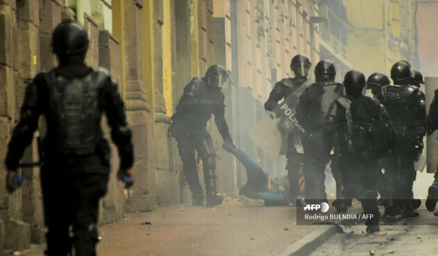 Violentas protestas en Ecuador