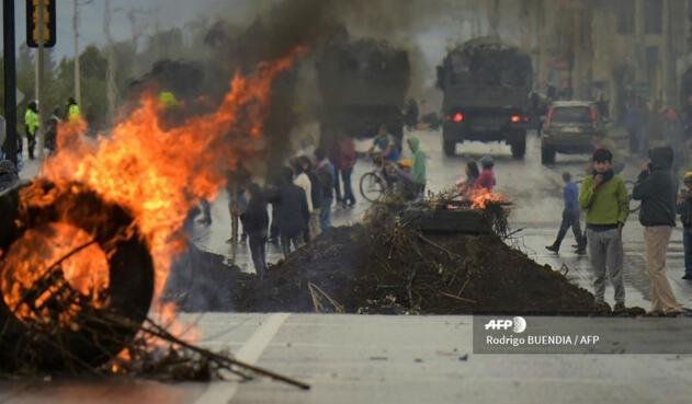 Violentas protestas en Ecuador
