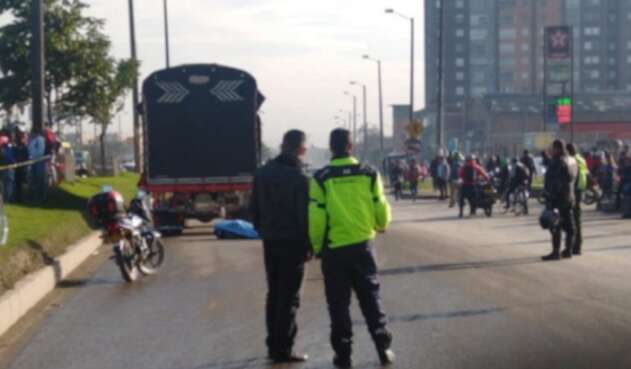 Muere motociclista en la av. Ciudad de Cali