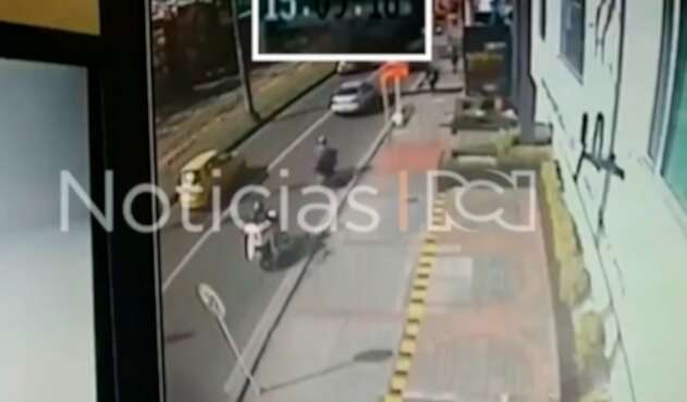 Aida Merlano movilizándose por el norte de Bogotá luego de su fuga