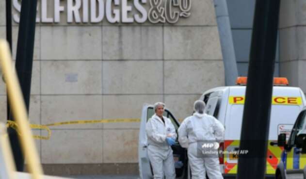 Ataque con cuchillo en centro comercial de Mánchester