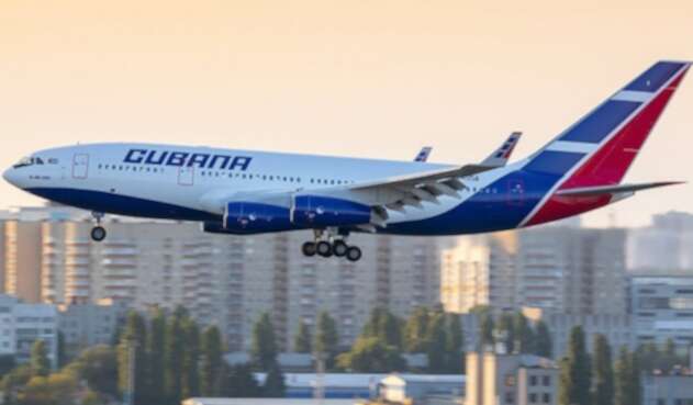 Avión de Cubana de Aviación