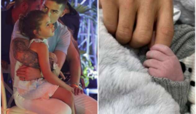 James Rodríguez, Salomé Rodríguez y Samuel