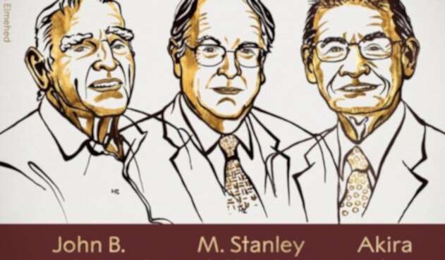 John Goodenough, Stanley Whittingham y Akira Yoshino