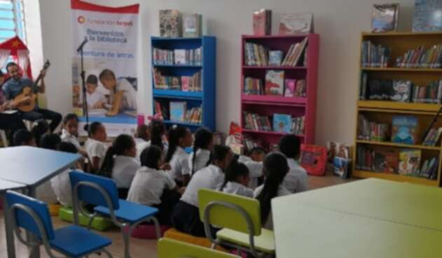 Biblioteca en Colegio de Amazonas