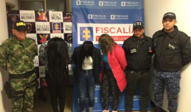 Las mujeres detenidas por la Fiscalía General de la Nación por ingresar estupefacientes a las cárceles