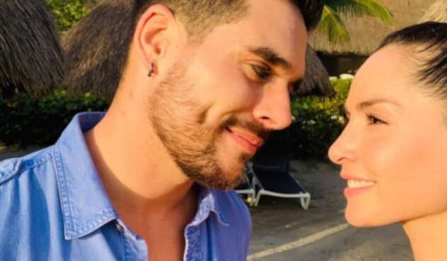 Carmen Villalobos y Sebastián Caicedo