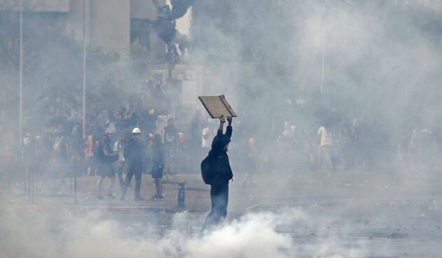 Violentas protestas en Chile