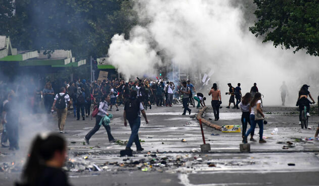 Violentas protestas en Chile