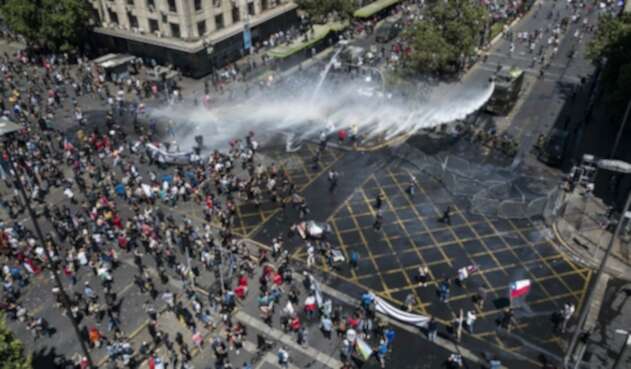 Violentas protestas en Chile