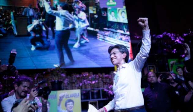 Claudia López, alcaldesa electa de Bogotá