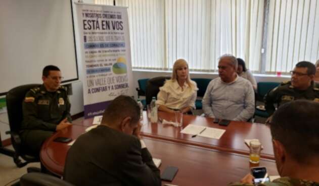 Autoridades en consejo de seguridad