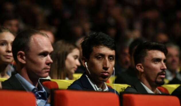 Egan Bernal en presentación del Tour de Francia 2020 Egan Bernal en presentación del Tour de Francia 2020