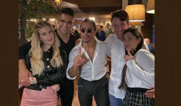 Comilona de infarto entre Facao García y Rigoberto Urán con el chef Salt Bae