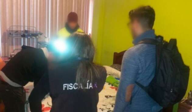 La Fiscalía de Ecuador en la casa de la prefecta Paola Pabón