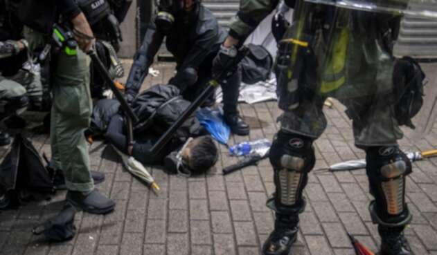 Protestas violentas en Hong Kong