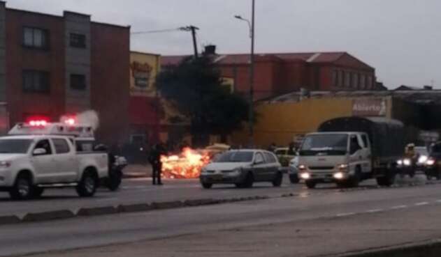 Incendio en la carrera 30, Bogotá