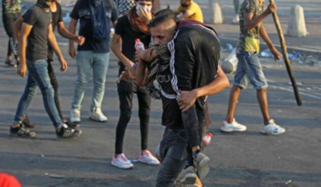 Violentas protestas en Irak Violentas protestas en Irak