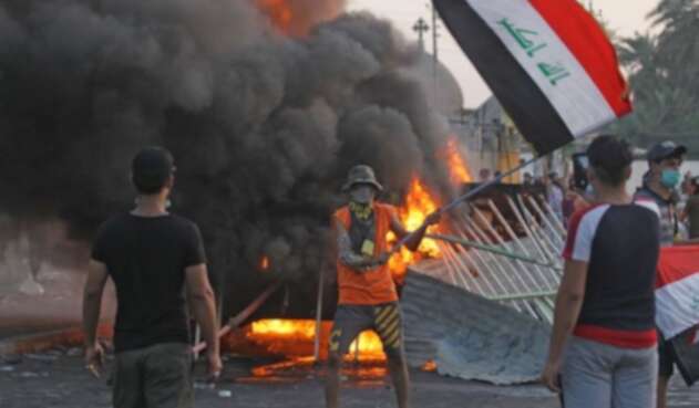 Violentas protestas en Irak