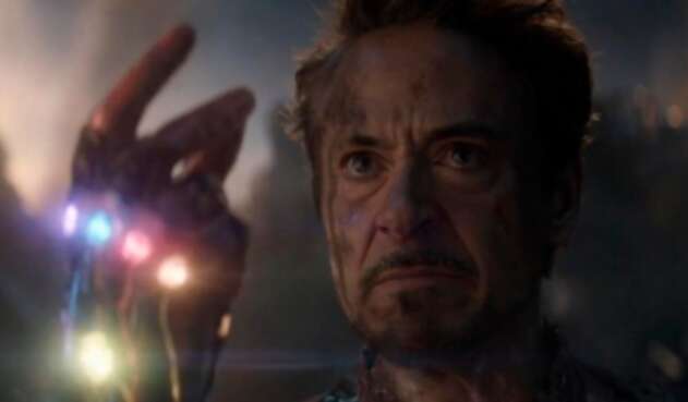 El actor Robert Downey Jr. Iron Man en Avengers Endgame El actor Robert Downey Jr. Iron Man en Avengers Endgame