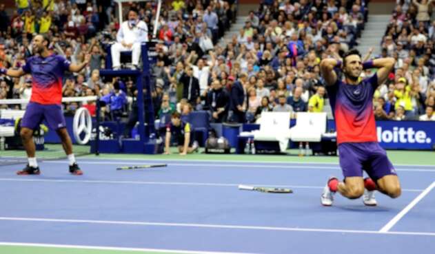 Juan Sebastián Cabal y Robert Farah luego del ganar el Us Open 2019, el 6 de septiembre de 2019 en Nueva York (Estados Unidos) Juan Sebastián Cabal y Robert Farah luego del ganar el Us Open 2019, el 6 de septiembre de 2019 en Nueva York (Estados Unidos)