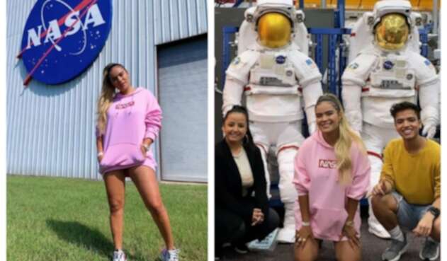 Karol G visitó la NASA