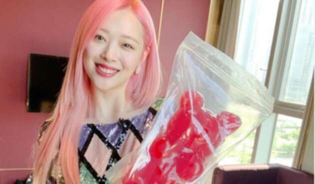 Cantante de K-Pop conocida como Sulli