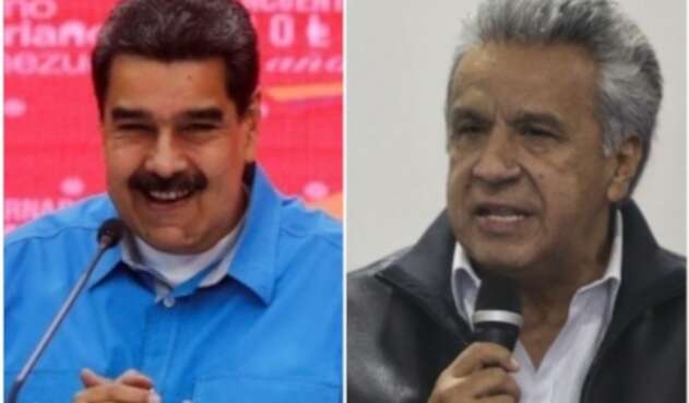 Nicolás Maduro y Lenín Moreno