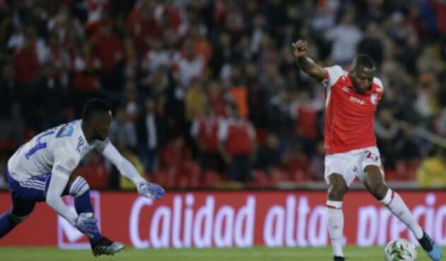 Maicol Balanta, delantero de Santa Fe Maicol Balanta, delantero de Santa Fe
