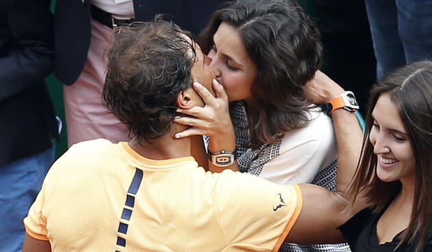 Rafael Nadal y Mery Perelló