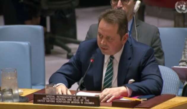 Jefe de la Misión de Verificación de la ONU, Carlos Ruiz Massieu