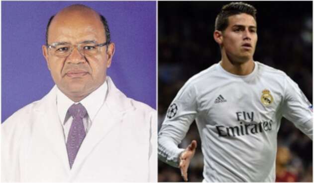 Héctor Fabio Cruz y James Rodríguez