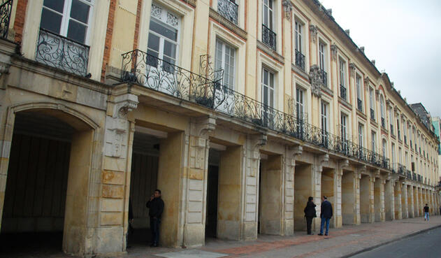 Sede de la Alcaldía Mayor de Bogotá El Palacio de Liévano, en el centro de Bogotá