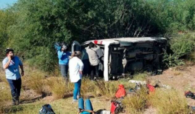 Periodistas mexicanos sufren accidente