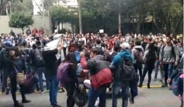 Protesta U. Distrital Protesta U. Distrital