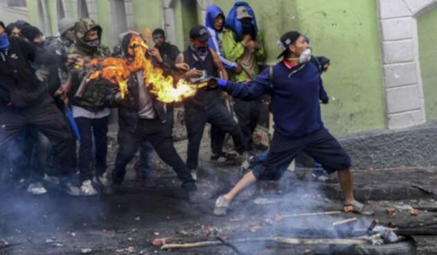 Protestas violentas en Ecuador Protestas violentas en Ecuador