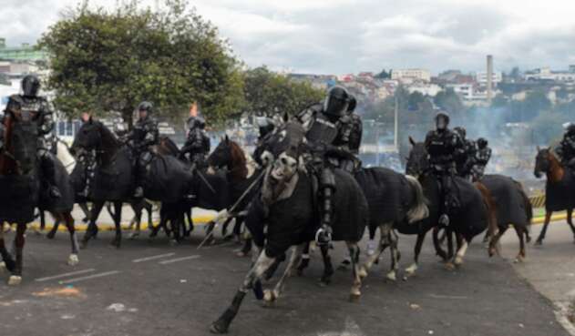 Fuerzas del orden en Quito, ante la alteración del orden público