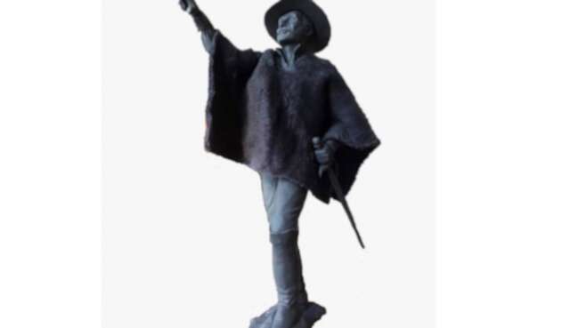 El Simón Bolívar con ruana de Zipaquirá