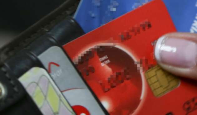 Foto de referencia de tarjetas de crédito