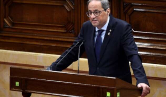Quim Torra, presidente del gobierno autónomo de Cataluña