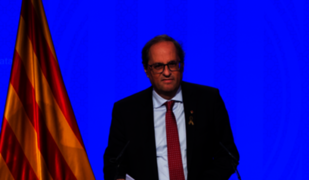 Quim Torra, presidente de Cataluña