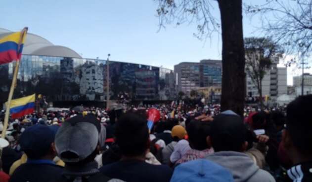 Indígenas se preparan para la gran marcha en Quito