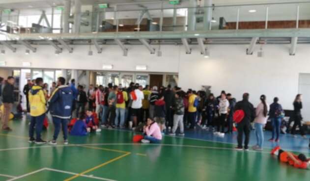 Asistentes a evento de ronaldinho