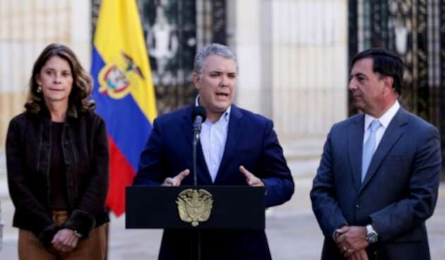 Iván Duque votando en elecciones 2019 Iván Duque votando en elecciones 2019