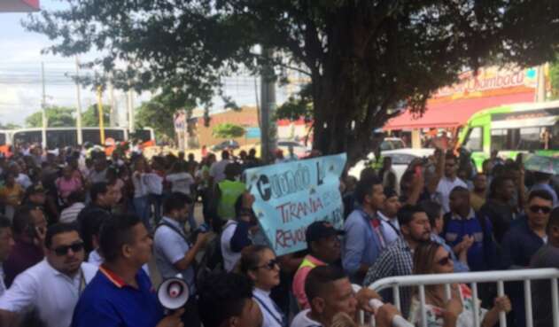 Protesta escrutinios Cartagena
