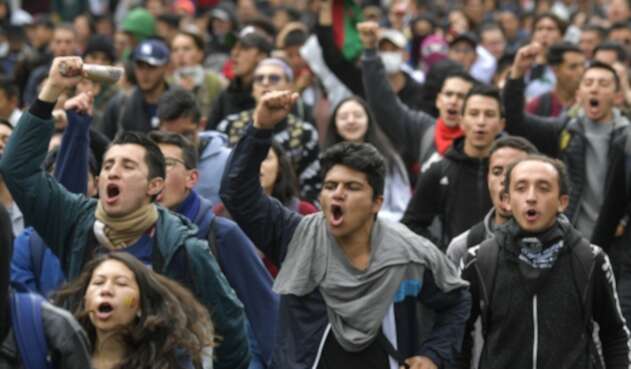 Marchas en Bogotá