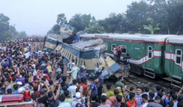 Accidente de tren en Bangladesh Accidente de tren en Bangladesh