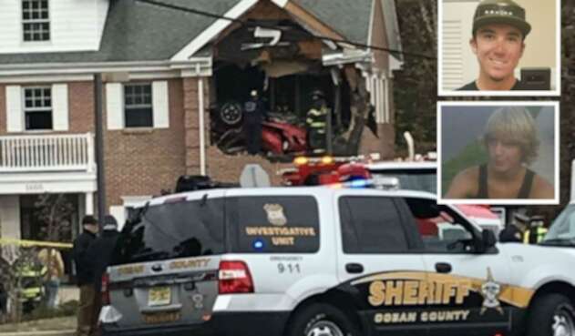 Accidente de vehículo Porsche en Nueva Jersey.