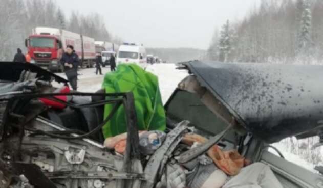 Accidente en Rusia