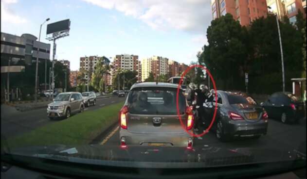 Atraco en el norte de Bogotá